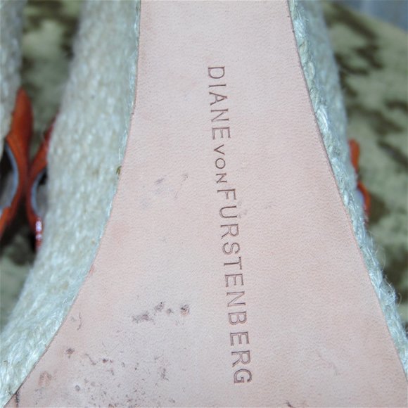Diane Von Furstenberg Espadrille Wedge Sandal - Picture 12 of 13